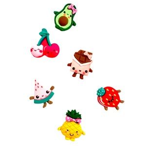 Happy Snack Mini Magnets handmade NEW